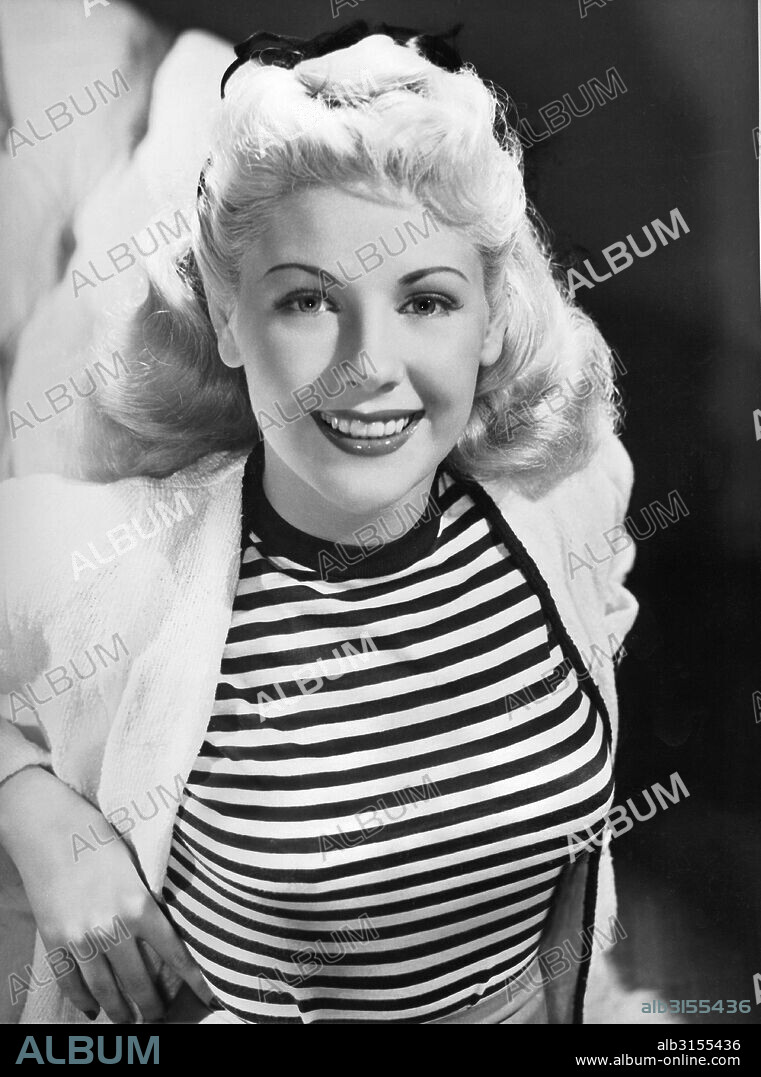 Hollywood, California:  September 21, 1945 A portrait of actress Marie 'The Body' McDonald who is the star of United Artists' new film, 'Getting Gertie's Garter'.