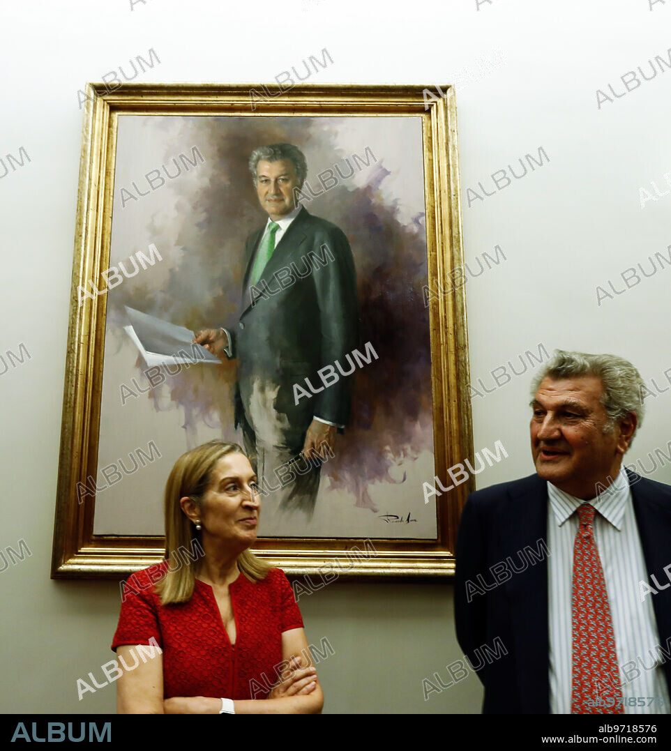 Madrid, 12/01/2018. Presentación del nuevo cuadro del expresidente del Congreso de los Diputados Jesús Posada. Foto: Oscar del Pozo ARCHDC.