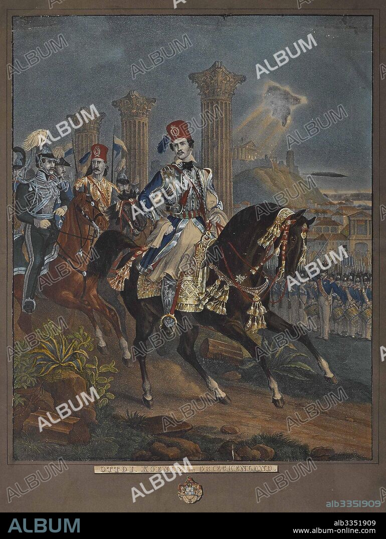 GUSTAV KRAUS. Otto I (1815-1867), King of Greece.