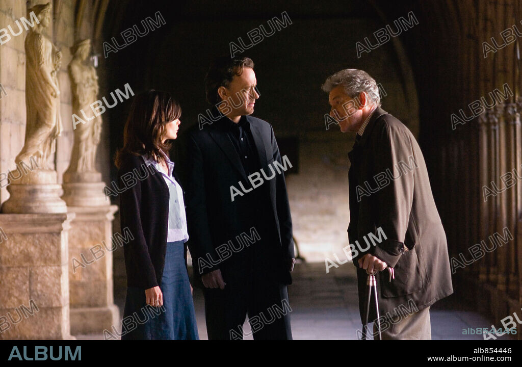 AUDREY TAUTOU, IAN McKELLEN und TOM HANKS in THE DA VINCI CODE - SAKRILEG, 2006 (THE DA VINCI CODE), unter der Regie von RON HOWARD. Copyright COLUMBIA PICTURES / MEIN, SIMON.