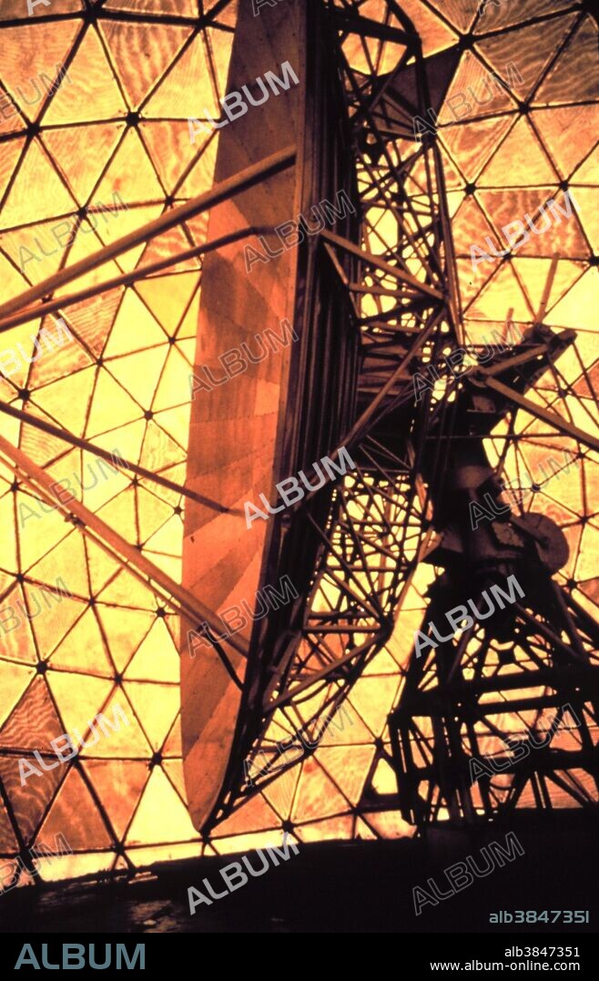 NSSL's first research Doppler Weather Radar. Radar dish in the foreground. Triangular panels of protective fiberglass radar dome in the background. A Doppler radar is a specialized radar that makes use of the Doppler effect to produce velocity data about objects at a distance. It does this by beaming a microwave signal towards a desired target and listening for its reflection, then analyzing how the frequency of the returned signal has been altered by the object's motion. This variation gives direct and highly accurate measurements of the radial component of a target's velocity relative to the radar.