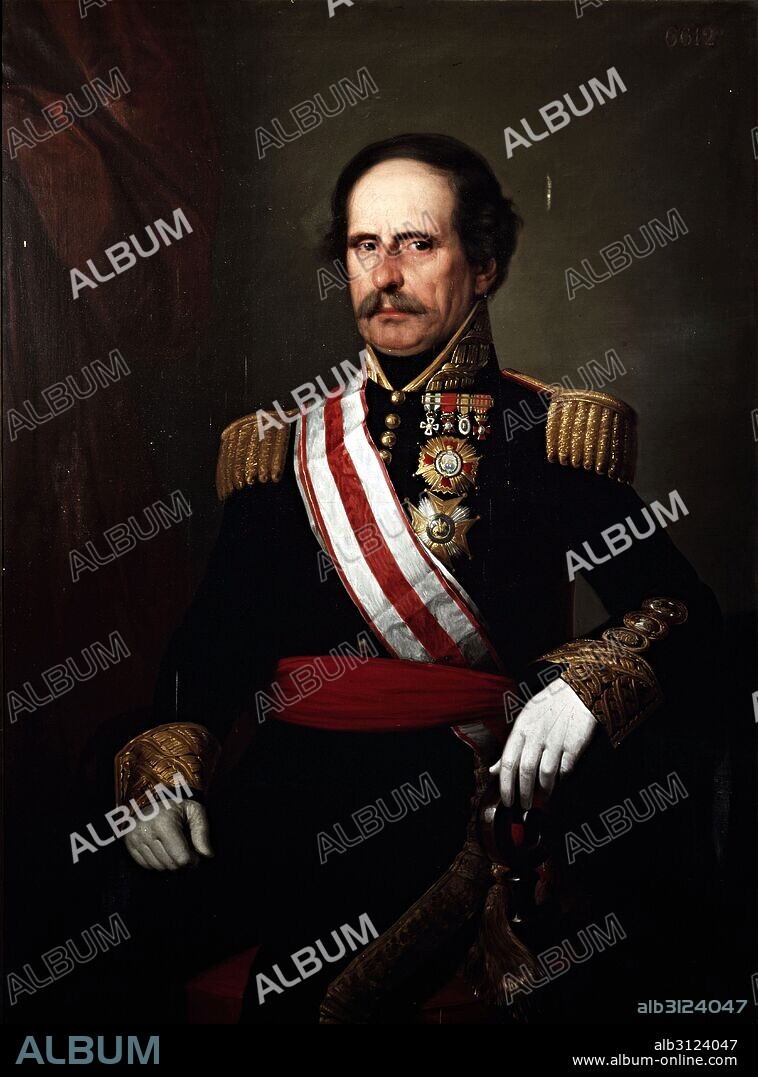 Anónimo. Retrato de Rafael Maroto (1783-1847). Militar castellano. General durante la Guerra contra los independentistas chilenos.