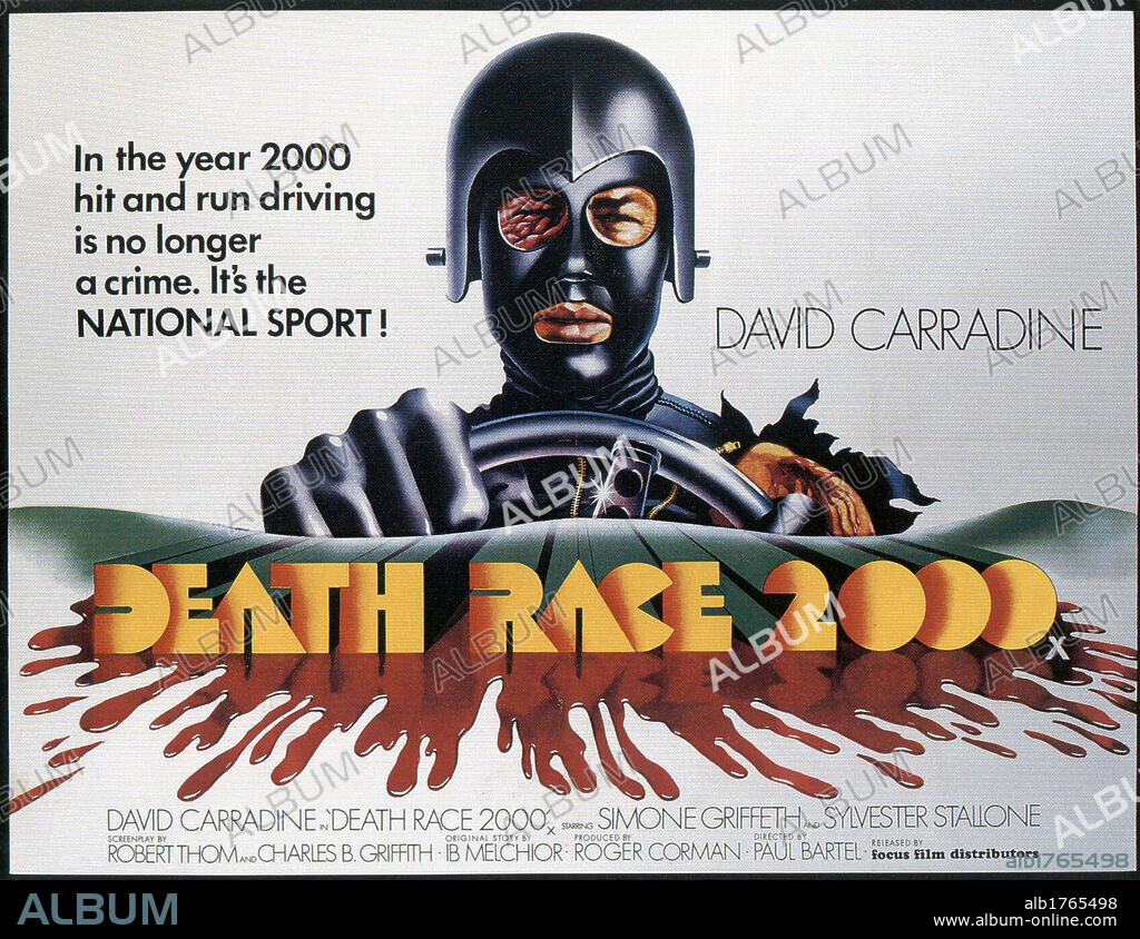 Poster of DEATH RACE 2000, 1975, directed by PAUL BARTEL. Copyright NEW WORLD INTERNATIONAL.