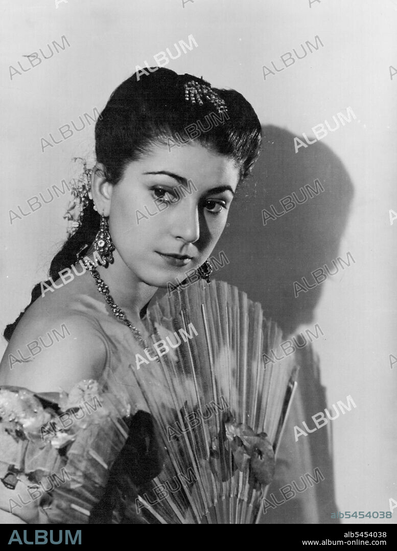 Margot Fonteyn in ballet by Frederick Ashton "Apparitions". September 08, 1954. (Photo by Gordon Anthony).