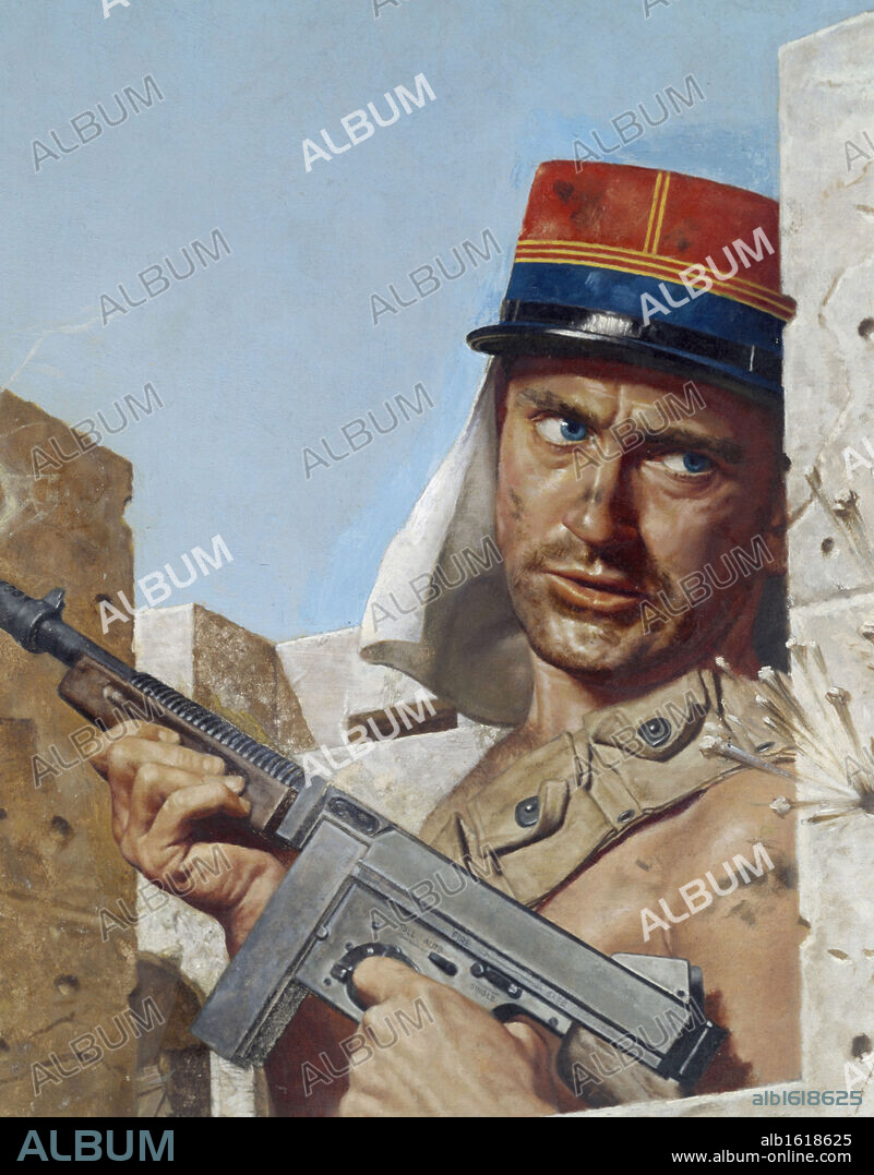 STANLEY BORACK. In The Foreign Legion   Borack, Stanley(1927- American).