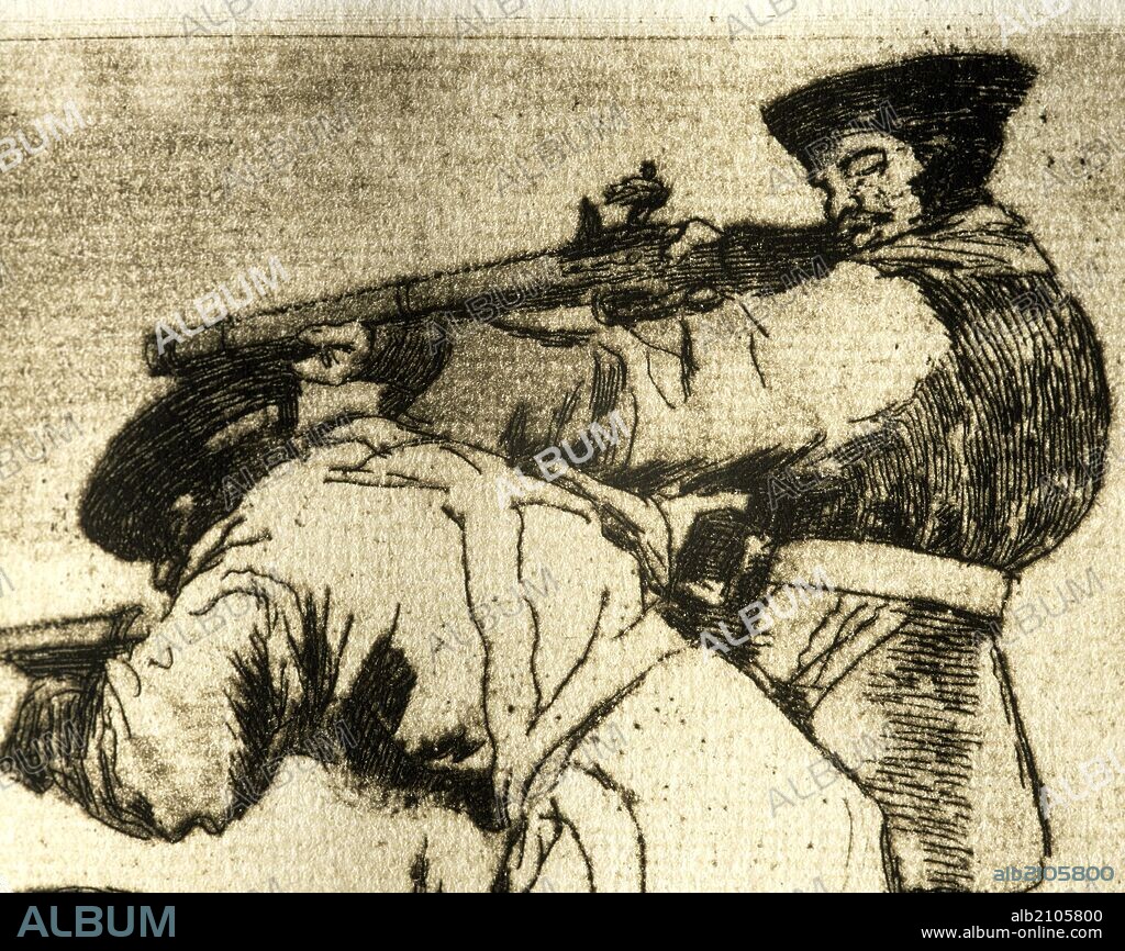GRABADOS. AUTOR: FRANCISCO DE GOYA. SERIE: LOS DESASTRES DE LA GUERRA.