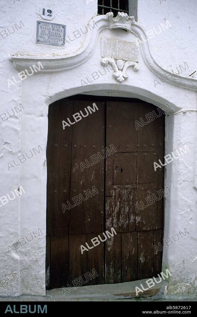 Jerez de los Caballeros, casa natal de Vasco Nuñez de Balboa (conquistadores de América).