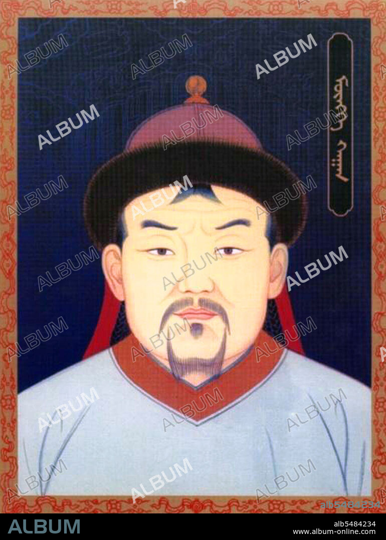 Mongke Khan (January 10, 1209 - August 11, 1259 ), was the fourth Great Khan of the Mongol Empire from July 1, 1251 - August 11, 1259. He was the first Great Khan from the Toluid line. Under Mongke, the Mongols conquered Iraq and Syria as well as the Tai kingdom of Nanzhao. He made significant reforms to improve the administration of the Empire. Mongke Khan,the eldest son of Genghis Khan's youngest son Tolui, was born in 1208, the yellow dragon year. In 1251, the white pig year,he assumed the throne. He was a great statesman who made the Mongolian State the biggest empire in the world and managed to maintain its integrity. Mongke Khan died in 1258, the yellow sheep year, during his invasion to conquer China.