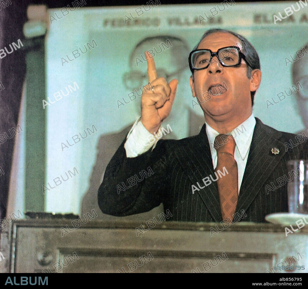 ALFREDO LANDA en ALCALDE POR ELECCION, 1976, dirigida por MARIANO OZORES. Copyright LOTUS FILMS.