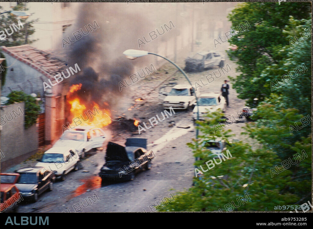 Madrid, 19/04/1995. Atentado contra José María Aznar.