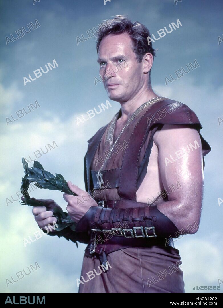 CHARLTON HESTON dans BEN-HUR, 1959, réalisé par WILLIAM WYLER. Copyright M.G.M.