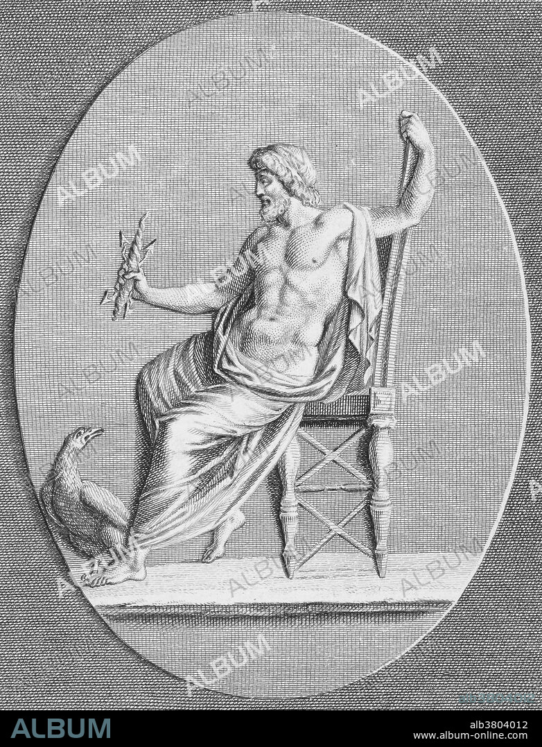In ancient Roman religion and myth, Jupiter or Jove is the king of the gods and the god of sky and thunder. Jupiter was the chief deity of Roman state religion throughout the Republican and Imperial eras, until Christianity became the dominant religion of the Empire. He is usually thought to have originated as a sky god. His identifying implement is the thunderbolt, and his primary sacred animal is the eagle, which held precedence over other birds in the taking of auspices and became one of the most common symbols of the Roman army. The Romans regarded Jupiter as the equivalent of the Greek Zeus, and in Latin literature and Roman art, the myths and iconography of Zeus are adapted under the name Iuppiter. In Greco-Roman mythology, Jupiter was the brother of Neptune and Pluto. Each presided over one of the three realms of the universe: sky, the waters, and the underworld.