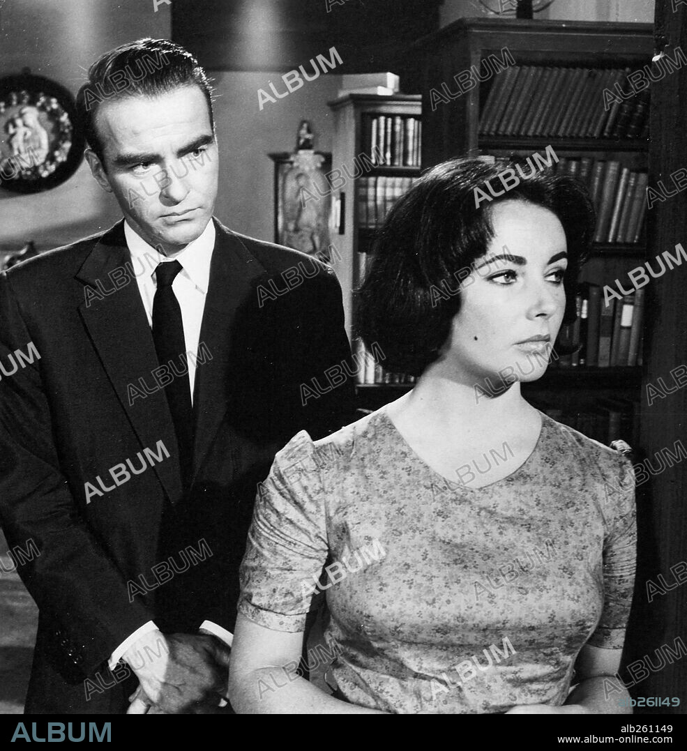 ELIZABETH TAYLOR and MONTGOMERY CLIFT in SUDDENLY, LAST SUMMER, 1959, directed by JOSEPH L. MANKIEWICZ. Copyright COLUMBIA PICTURES.