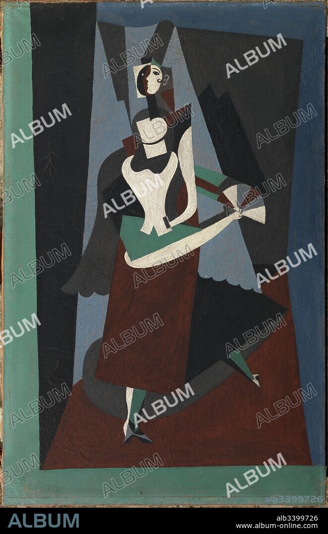 Pablo Picasso / 'Blanquita Suárez', 1917, Oil on canvas, 73,3 x 47 cm, MPB 110.013.