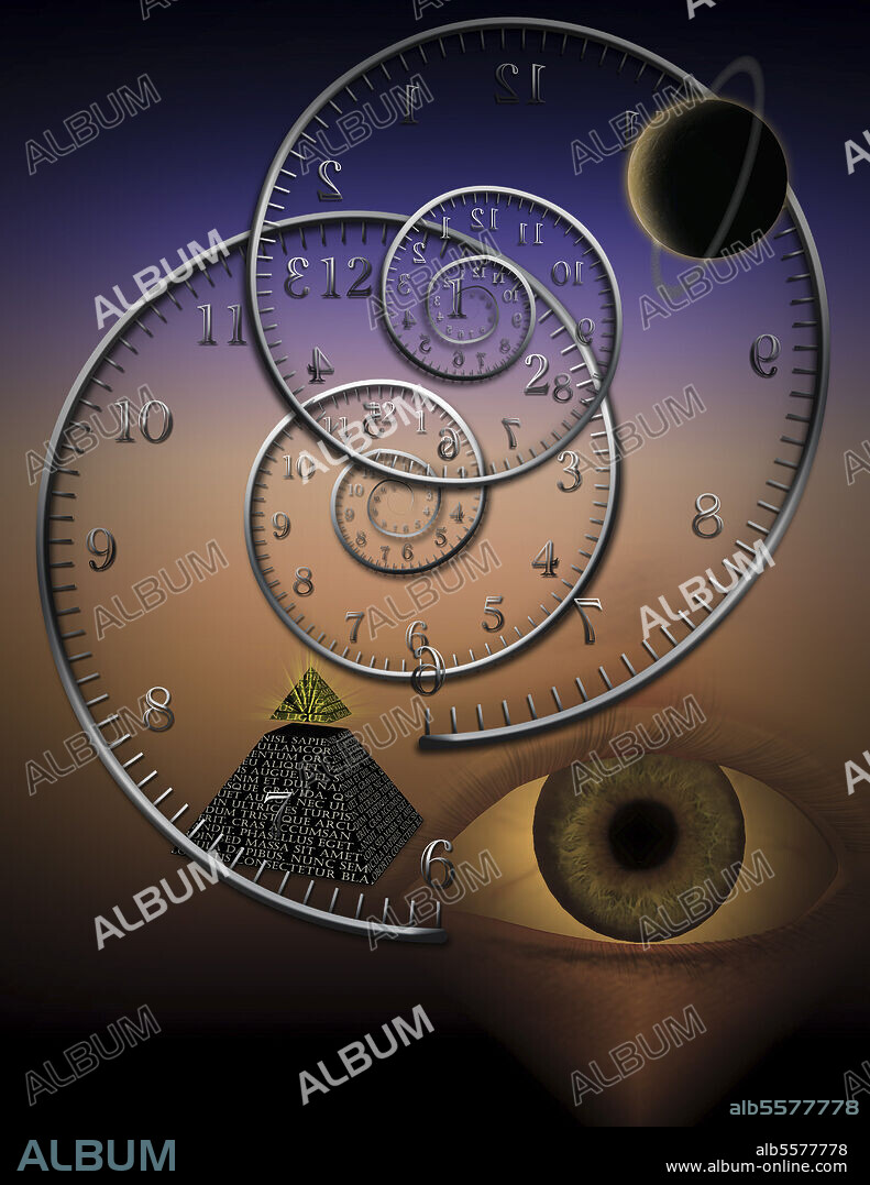 Spiral clocks and space time.