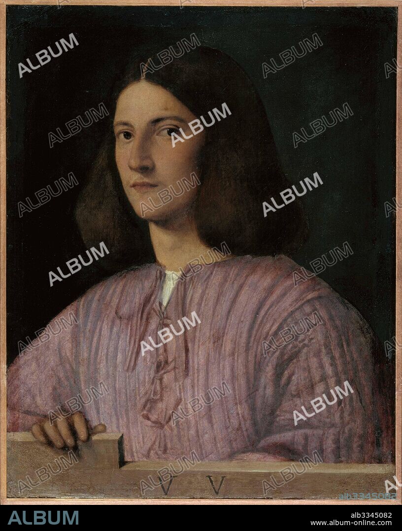 GIORGIONE. Portrait of a Young Man (Giustiniani Portrait).