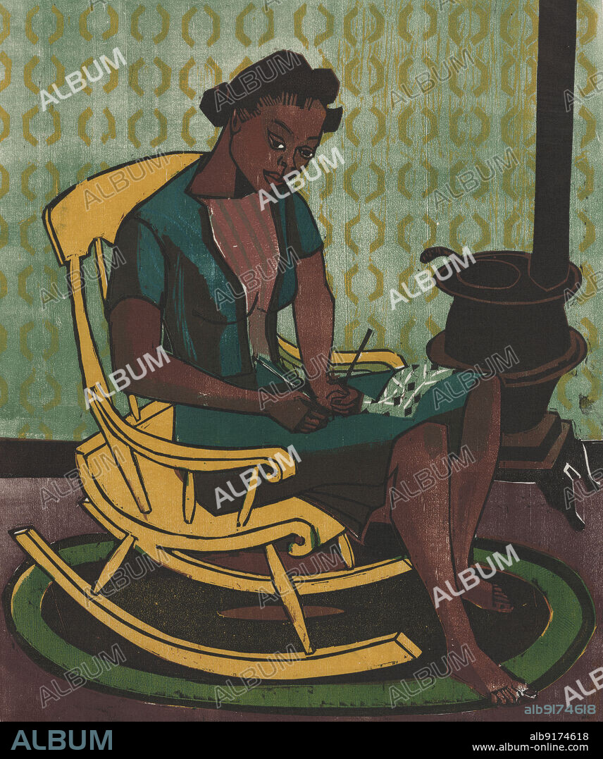 BERNARD P SCHARDT. Yellow Rocker, ca.1935 - 1943.