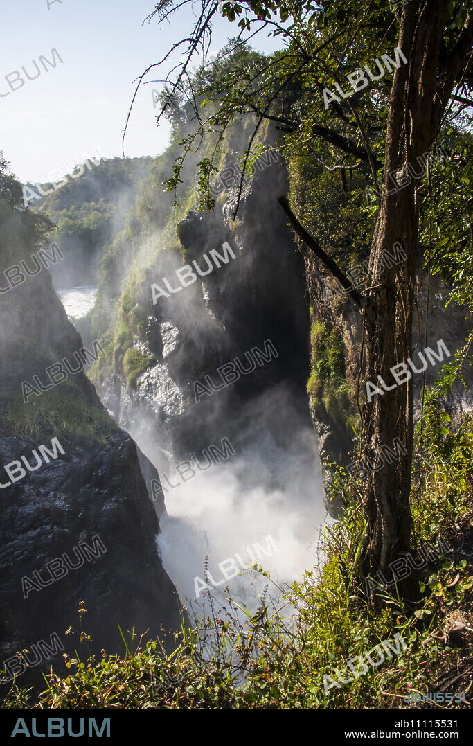 Murchison Falls (Kabarega Falls) on the Nile, Murchison Falls National Park, Uganda, East Africa, Africa.