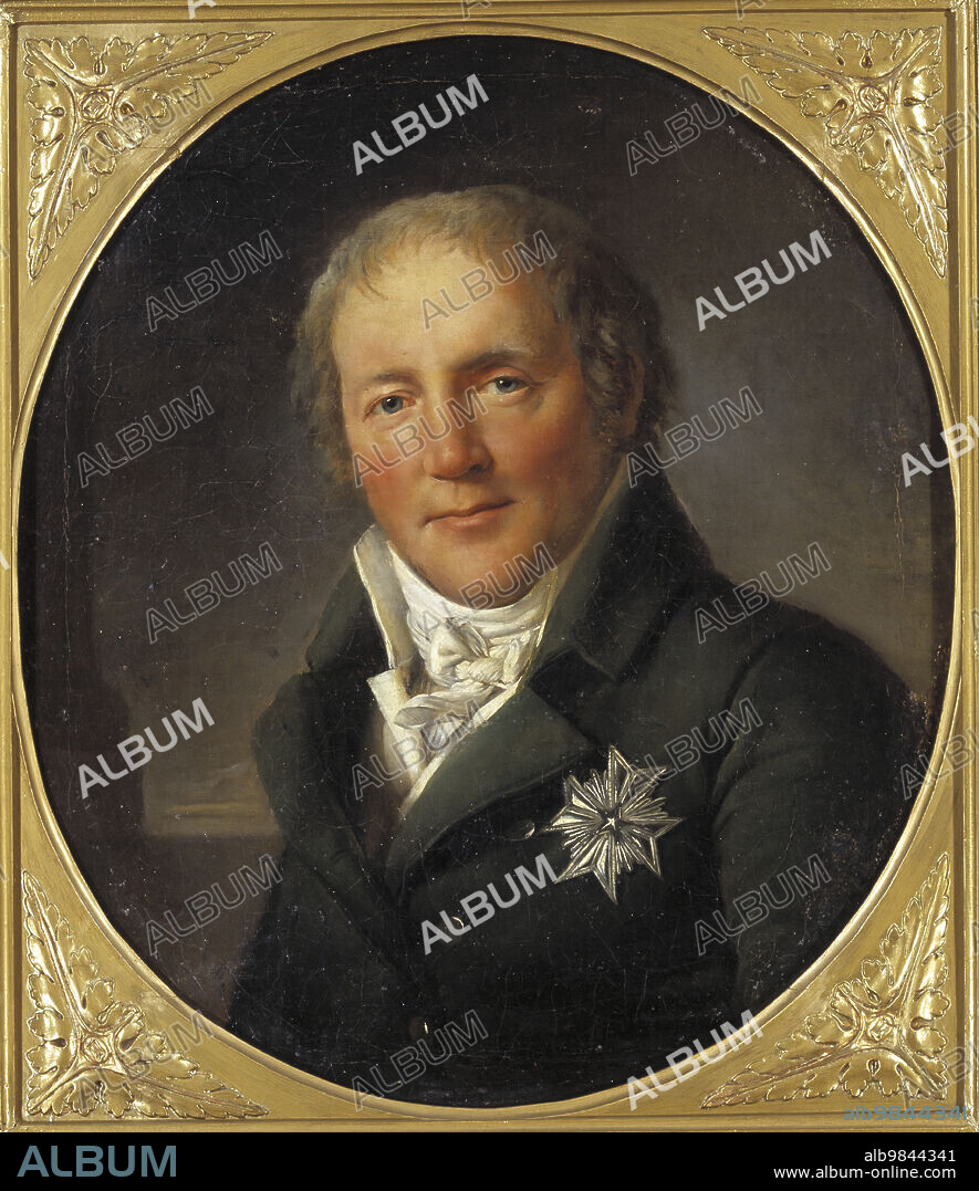 KRAFFT, PER, THE YOUNGER. Pehr Erik Skjöldebrand (1769-1826), baron, consul, governor, director general of customs, governor of Gripsholm, married to 1. Catharina Charlotta Bågh, 2. Ulrika Magdalena Levin, 1812.