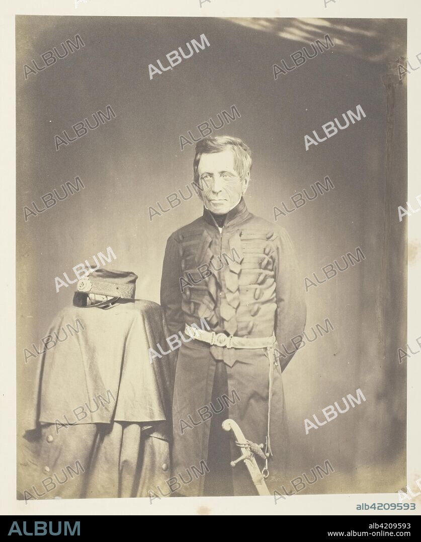 General Sir J. Burgoyne, Bart. G.C.B. Roger Fenton; English, 1819-1869. Date: 1855. Dimensions: 20.1 × 16.4 cm (image/paper); 58.9 × 42.5 cm (mount). Salted paper print, plate 38 from the album "Photographs Taken in the Crimea" (1856). Origin: England.