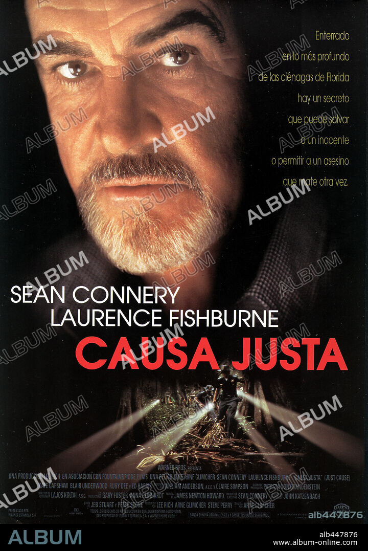 Poster of JUST CAUSE, 1995, directed by ARNE GLIMCHER. Copyright WARNER BROTHERS.