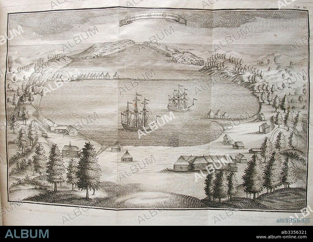 STEPAN PETROVICH KRASHENINNIKOV. View of the Petropavlovsk Harbor.