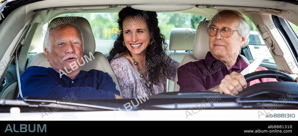 ANDIE MacDOWELL, CHEVY CHASE und RICHARD DREYFUSS in THE LAST LAUGH, 2019, unter der Regie von GREG PRITIKIN. Copyright Netflix / Paris Film.
