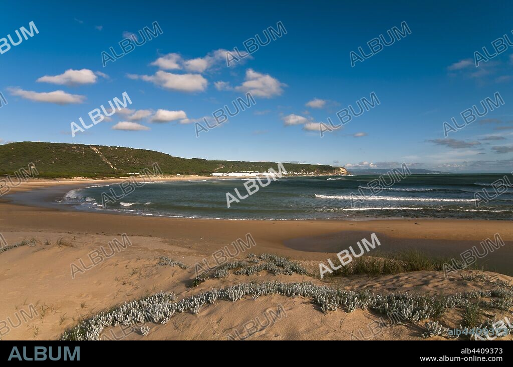 Varadero creek or Marisucia, Caños de Meca, Barbate, Cadiz-province, Region of Andalusia, Spain, Europe.