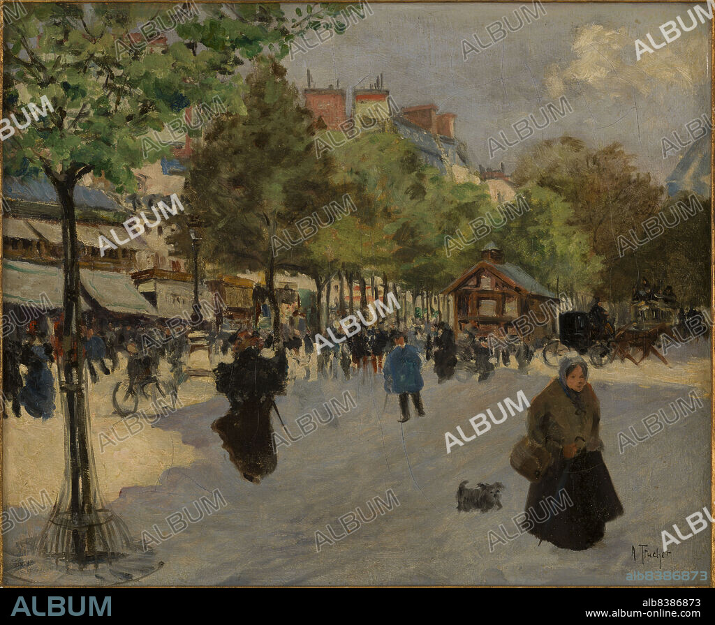 LOUIS ABEL-TRUCHET. Le boulevard de Clichy, c1895.