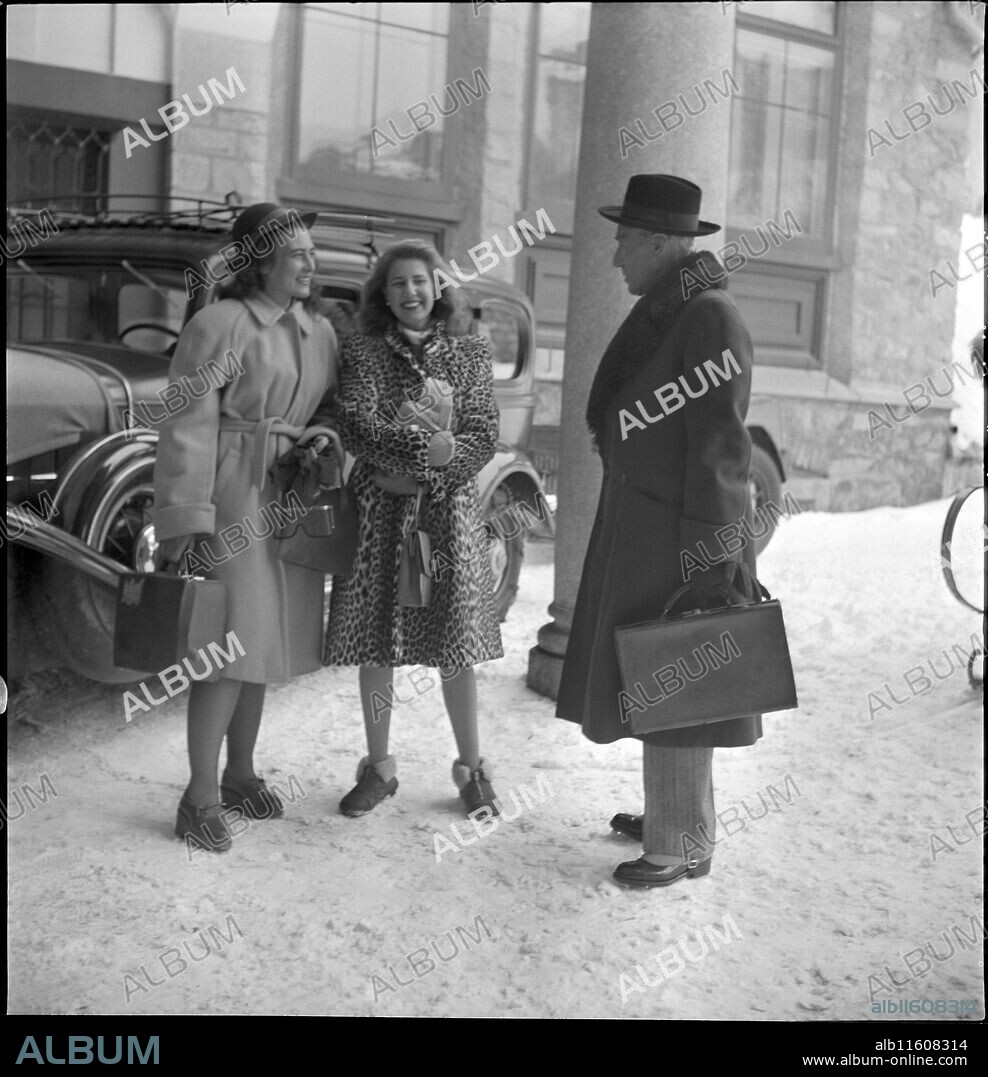 Jacobo Fitz-James Stuart y Falco, Duke of Berwick and Alba. St. Moritz 1946.