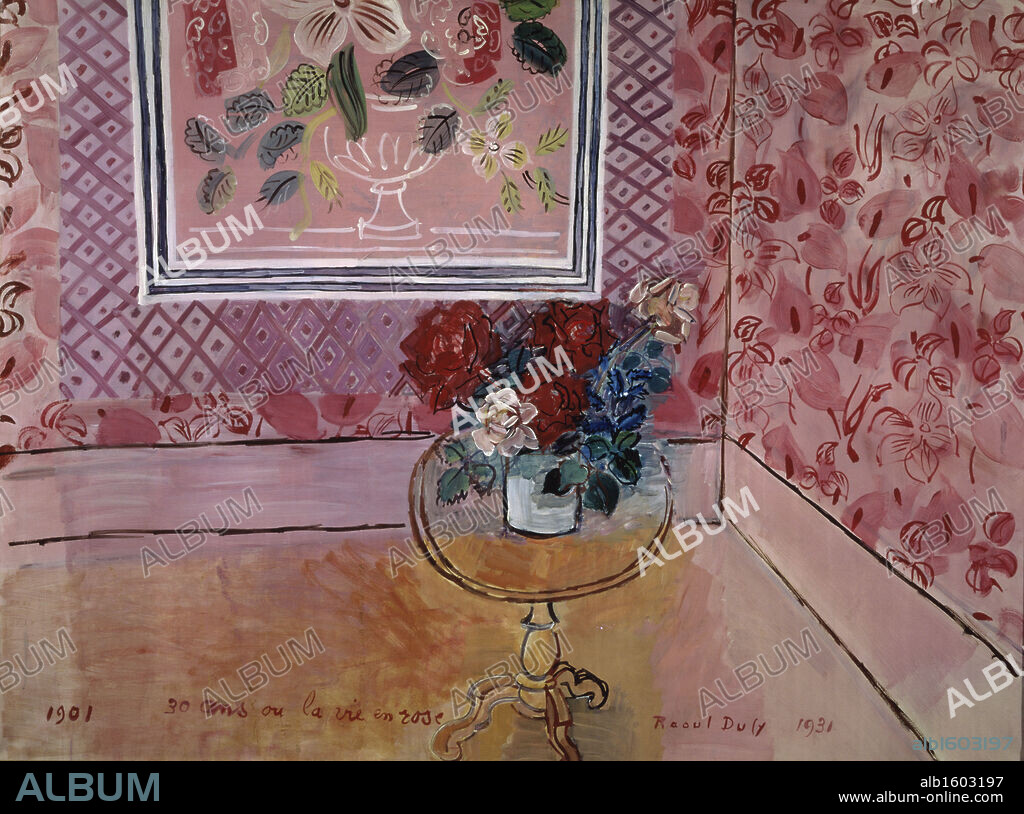 Thirty Years or Life Through Rose Colored Glasses by Raoul Dufy, 1931, 1877-1953, France, Paris, Musee National d'Art de Moderne.