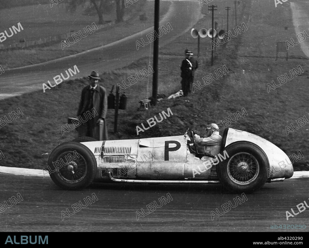 Mercedes Benz W154, Hermann Lang, Donington Grand Prix 1938.
