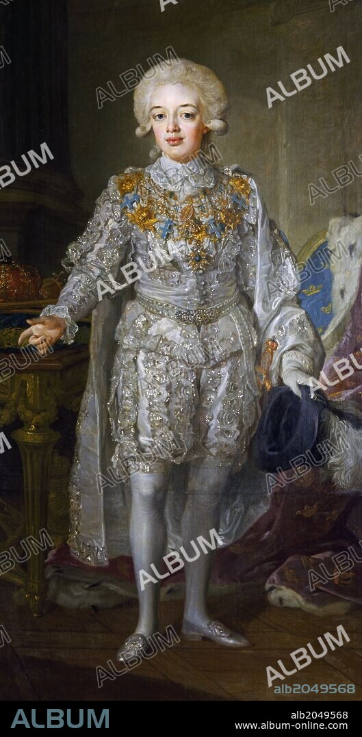 Portrait of Gustav IV Adolf of Sweden (Stockholm, 1778-San Gallo, 1837), King of Sweden. Painting by Lorentz Pasch (1733-1805).