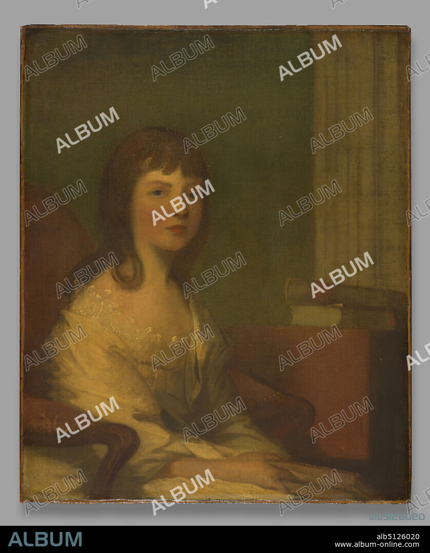 Artist: Gilbert Stuart, American, 17551828, Subject: Theodosia Burr Alston, American, 17831812, Theodosia Burr (Mrs. Joseph Alston) (1783-1812), Oil on canvas, 29 × 23 1/2 in. (73.7 × 59.7 cm), American, 18th century, Paintings.
