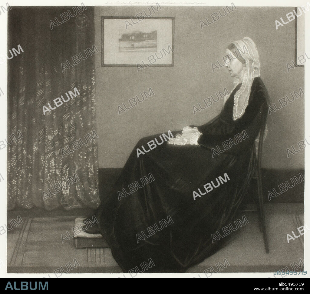 RICHARD JOSEY. Arrangement in Grey and Black No. 1: Portrait of the Artist's Mother, 1879.