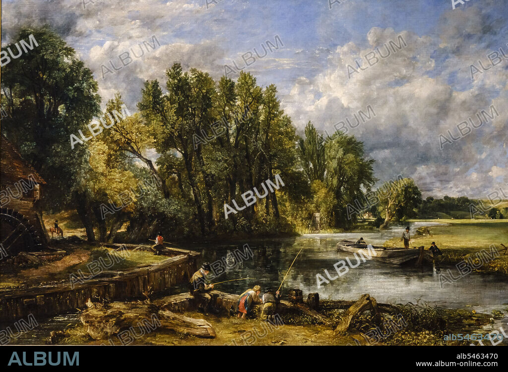 John Constable, Stratford Mill, 1820, oil on canvas, National Gallery, London, England, Great Britain.