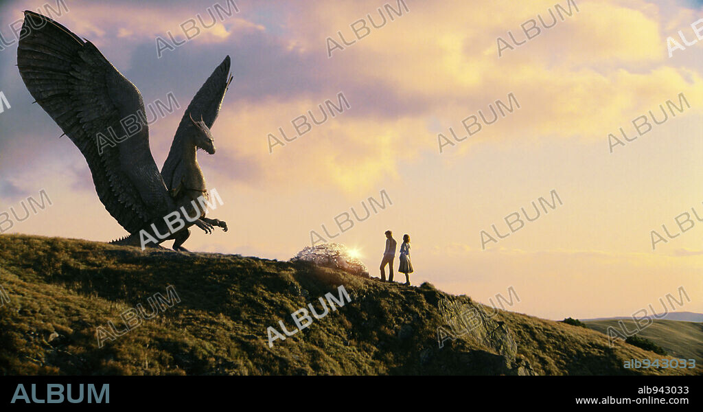 ED SPELEERS et SIENNA GUILLORY dans ERAGON, 2006, réalisé par STEFEN FANGMEIER. Copyright 20TH CENTURY FOX.