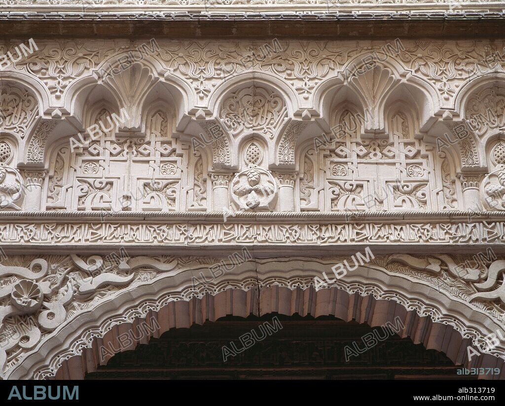 Patio de las Doncellas (detalle de los Arcos) , Alcázar, Sevilla.