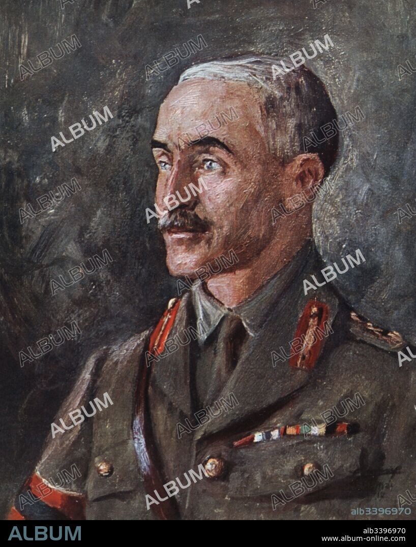 LUCIEN HECTOR JONAS. Henry Sinclair Horne (1861-1929), militar británico. Grabado de 1923.