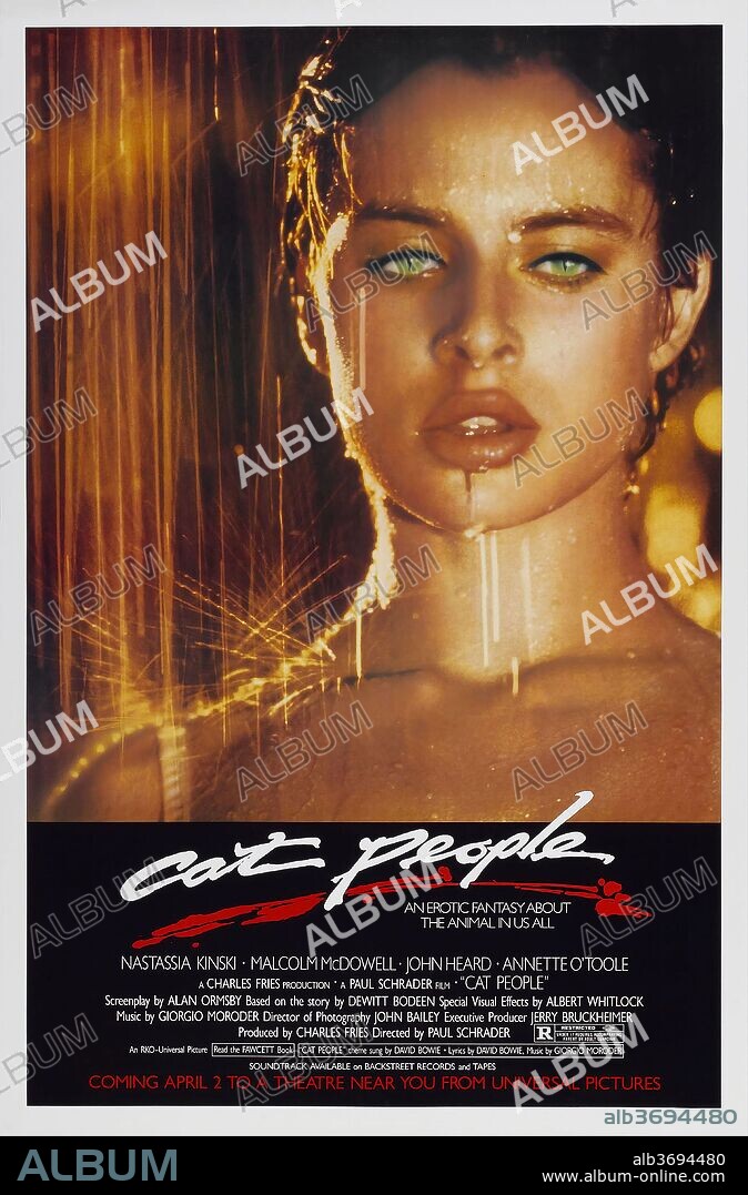 Poster de EL BESO DE LA PANTERA, 1982 (CAT PEOPLE), dirigida por PAUL SCHRADER. Copyright UNIVERSAL PICTURES.