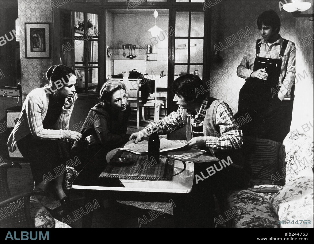 BEAU BRIDGES, JANE ALEXANDER and JOHN HURT in NIGHT CROSSING, 1981, directed by DELBERT MANN.