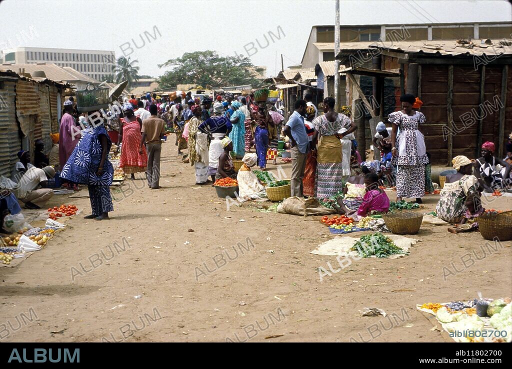 Local Market - Banjul , Gambia .