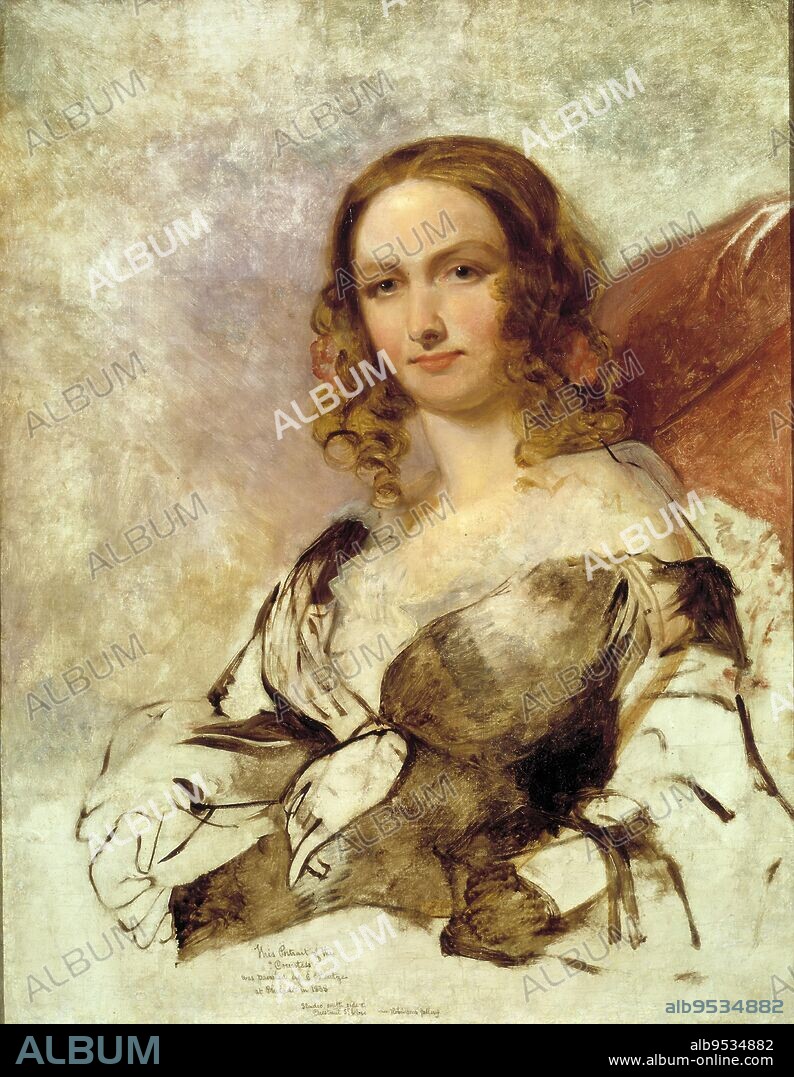 EMANUEL GOTTLIEB LEUTZE. The Countess. oil on canvas. Date: 1838.