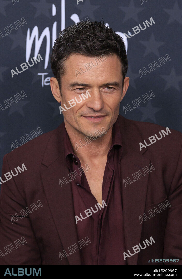 June 26, 2025, Santa Monica, California, USA: After almost ten years, Orlando Bloom and Katy Perry have officially ended engagement. FILE PHOTO: Orlando Bloom on the red carpet of the 30th Critics Choice Awards on Friday February 7, 2025 at the Barker Hanger in Santa Monica, California. JAVIER ROJAS/PI (Credit Image: © PI via ZUMA Press Wire).