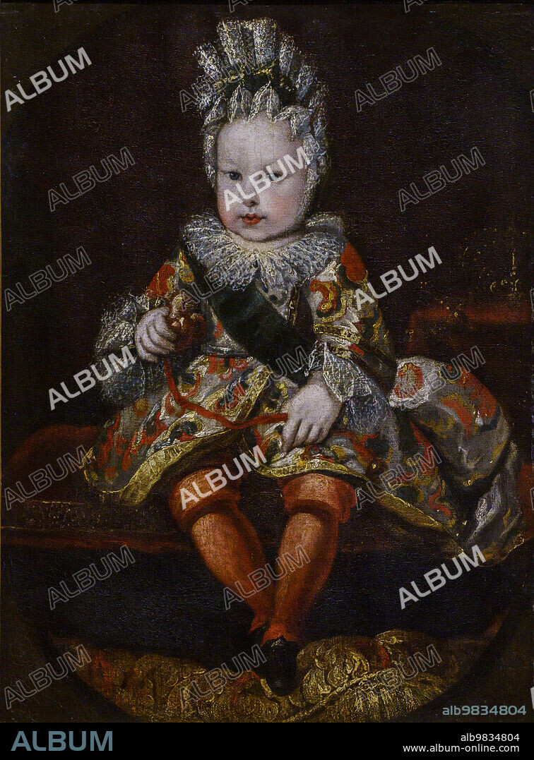 Louis I of Spain, Prince of Asturias, 1710, Miguel Jacinto Melendez, Spanish school, Nins, portraits of children s. XVI-XIX, Sa Bassa Blanca Museum (msbb). Yannick Vu and Ben Jakober , Alcudia, Majorca, Spain.