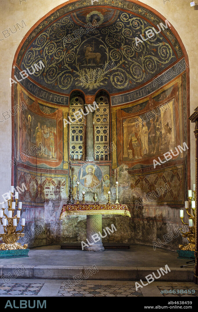Saint Mary in Cosmedin, officiated by the Melkite Greek-Catholic Church, Rome, Lazio, Italy.