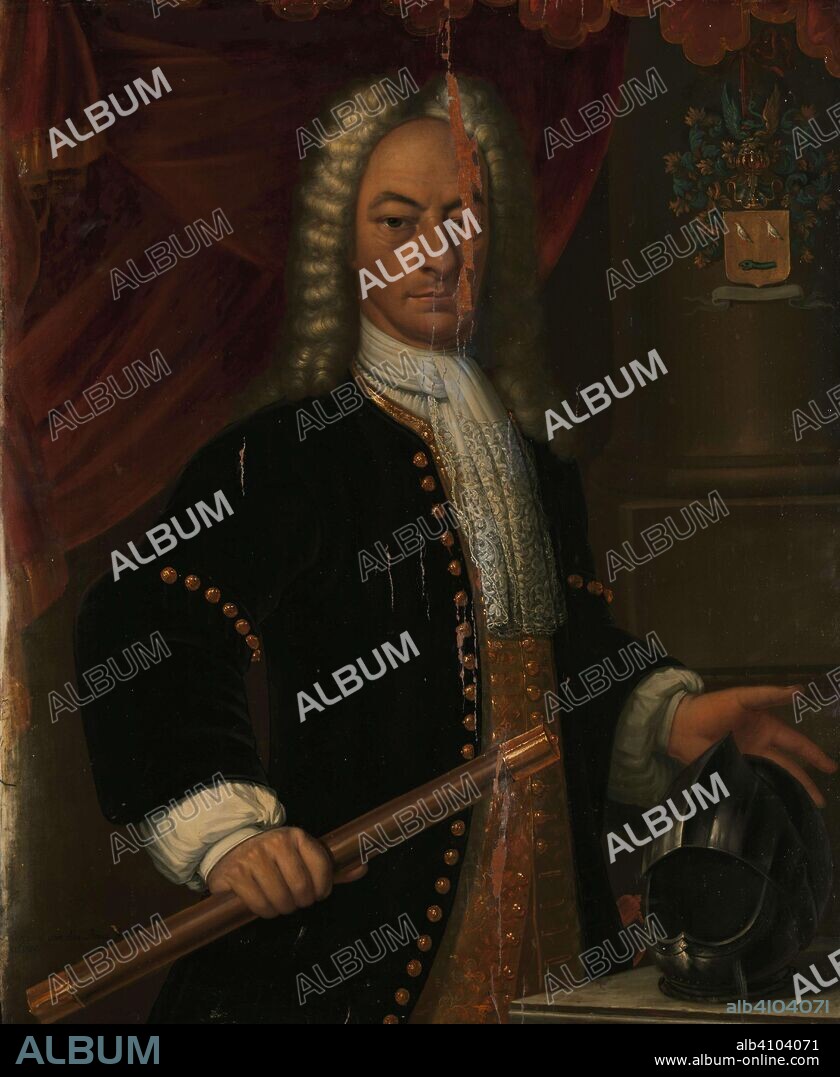 HENDRIK VAN DEN BOSCH. Diederik van Durven (1729-1730). Portrait of Diederik van Durven, Governor-General of the Dutch East Indies. Dating: 1729 - 1736. Place: Batavia. Measurements: h 98.5 cm × w 80.5 cm.