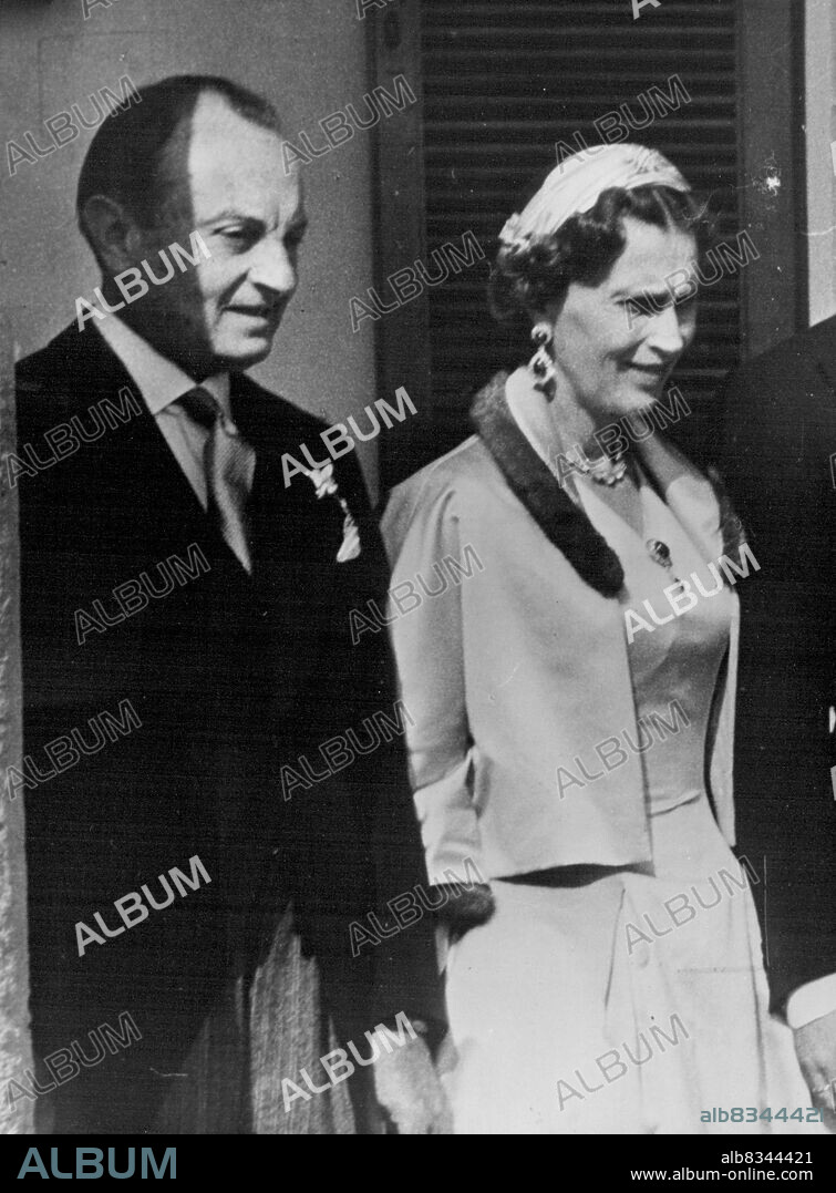 Prince Paul and Princess Olga of YugoslaviaPrincess Olga is a sister of the Duchess of Kent. The Prince was regent of Yugoslavia during the minority of his nephew, King Peter. March 08, 1955. (Photo by Camera Press).