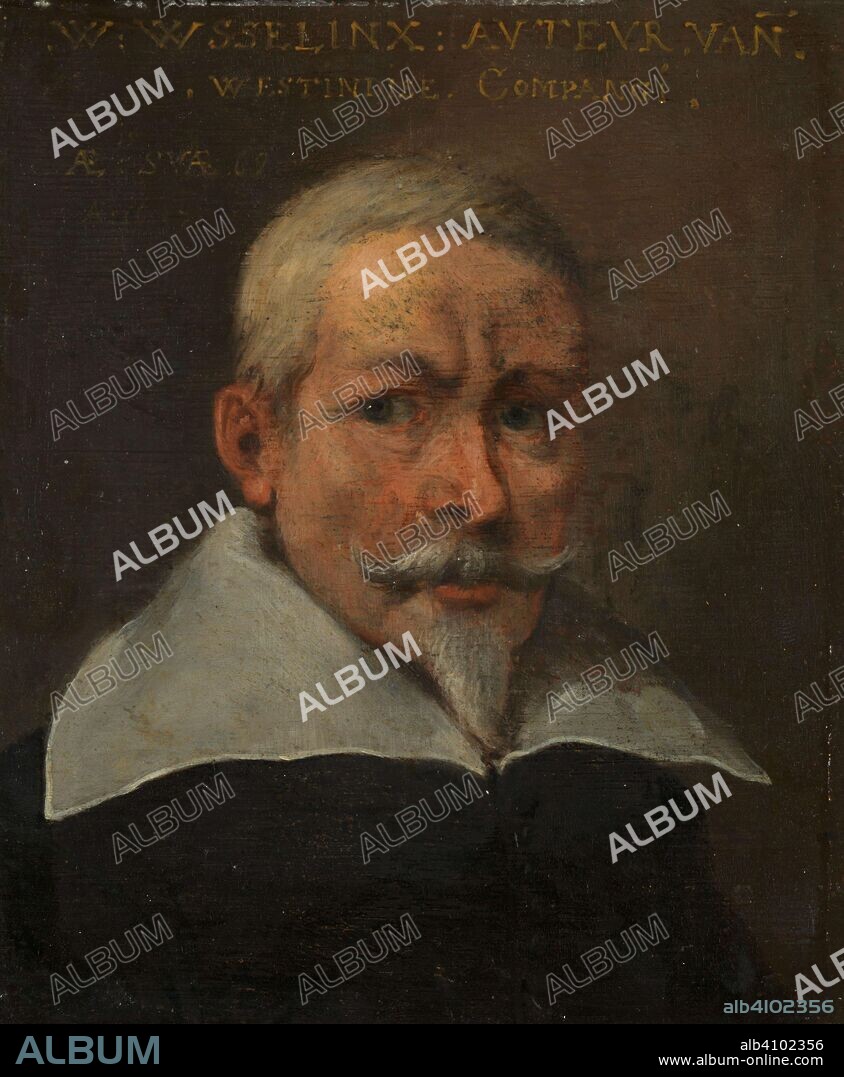 Portrait of Willem Usselinx, Merchant and Founder of the Dutch West Indies Company. Dating: 1637. Place: Holland. Measurements: h 16.9 cm × w 13.7 cm × d 0.6 cm; t 4.0 cm.