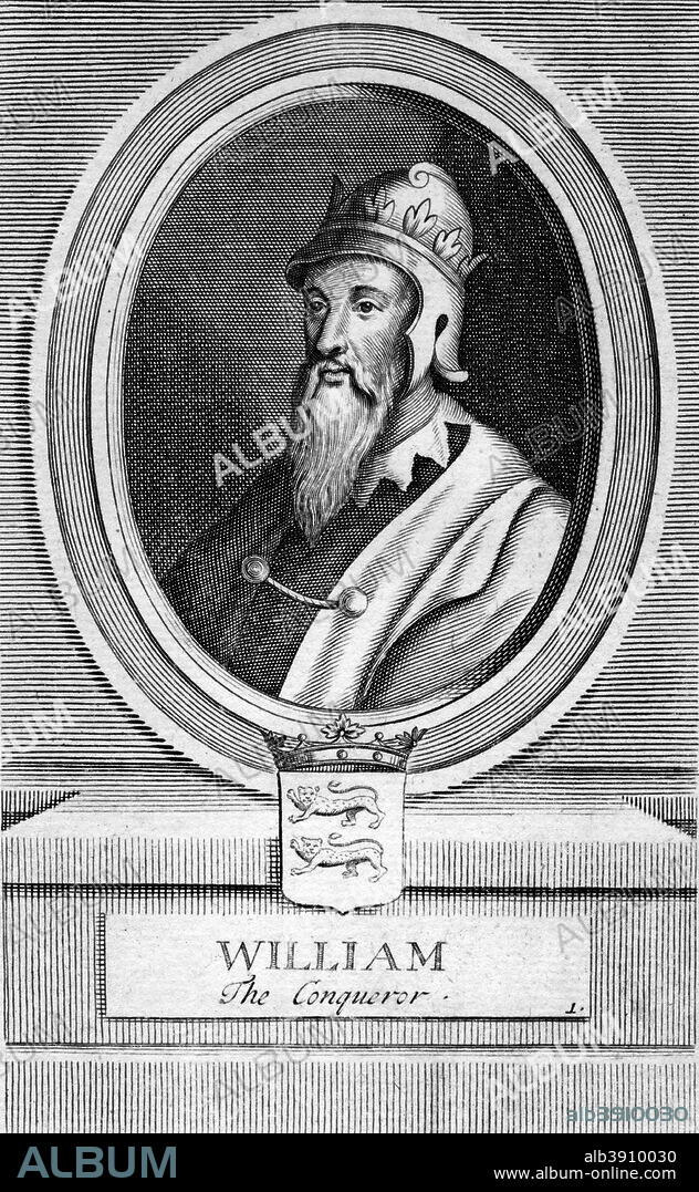 William the Conqueror. Portrait of William I of England (1028-1087), also known as William the Conqueror, who ruled from 1066 until his death.